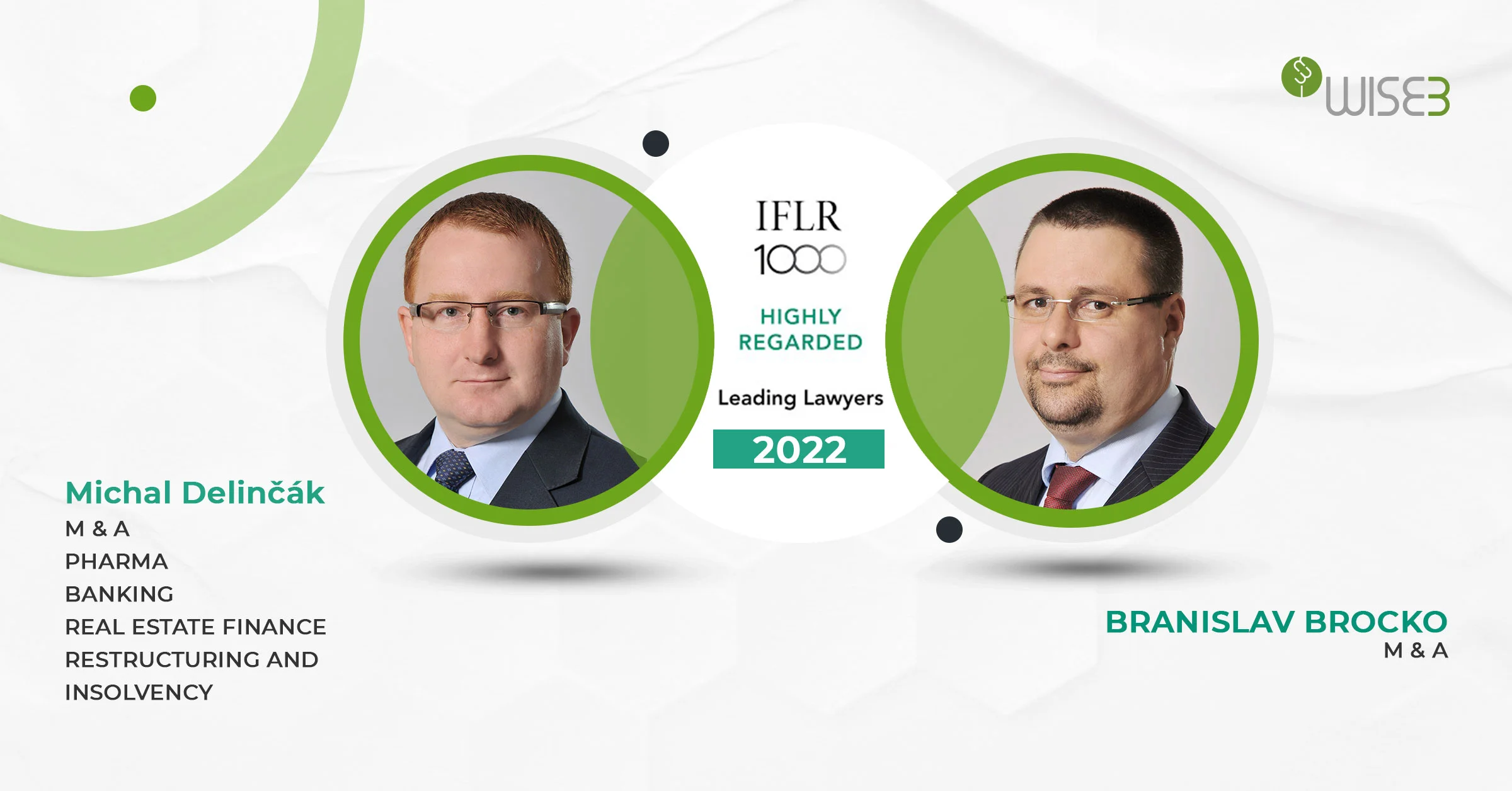 Partneri WISE3 sa umiestnili v IFLR1000