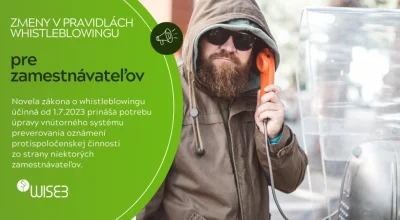 Zmeny v pravidlách <br>whistleblowingu