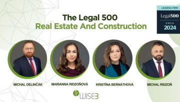 Ocenenie v rankingu LEGAL 500 v oblasti Real Estate And Construction