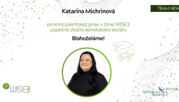 Katarína Michrinová | Advokátska kancelária WISE3