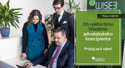 Pridaj sa k nám! Hľadáme advokátskeho koncipienta