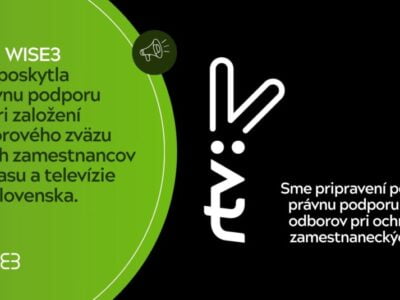 Právna podpora pri založení Odborového zväzu tvorivých zamestnancov Rozhlasu a televízie Slovenska (OZTZ RTVS