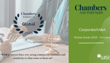 Chambers Global Guide 2025 : Slovakia - Rating WISE3