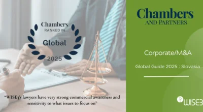 WISE3 v rebríčku Chambers Global Guide 2025