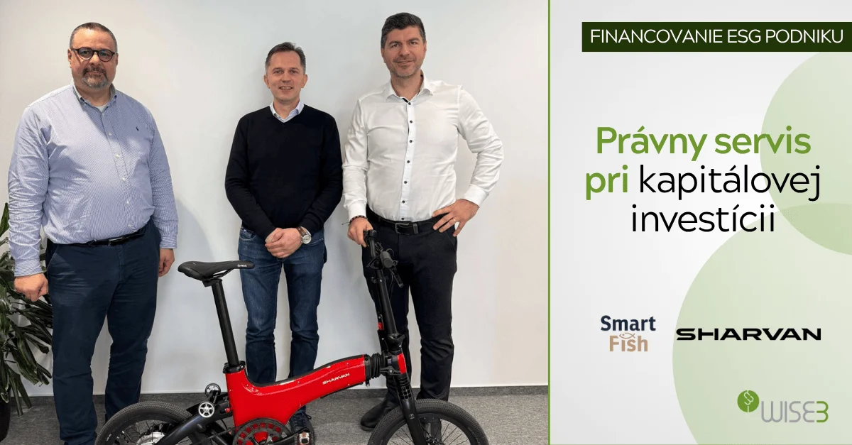 Právny servis pri kapitálovej investícii do Sharvan Bike