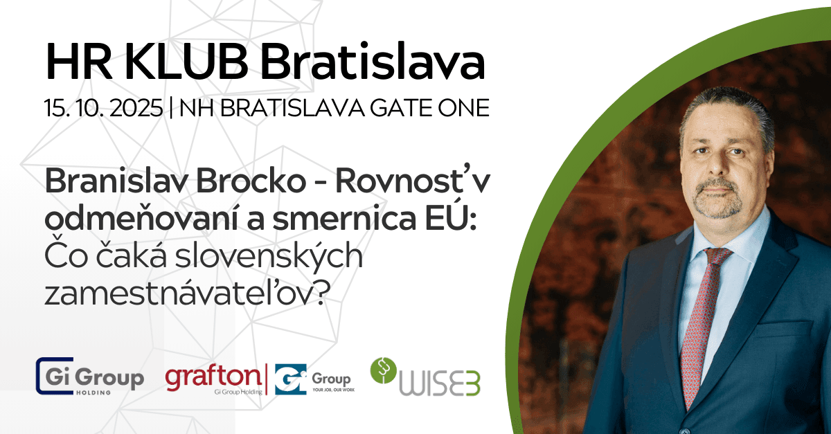 Rovnosť v odmeňovaní a smernica EÚ: Konferencia HR Klub Bratislava