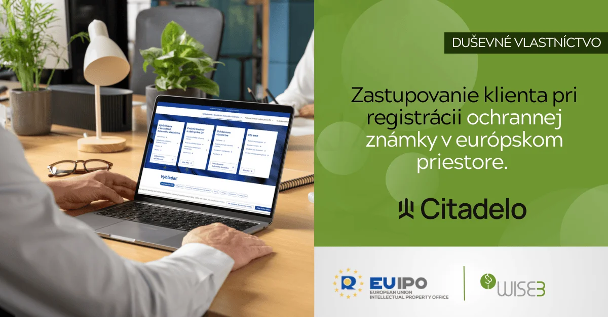 Úspešná registrácia ochrannej známky Citadelo