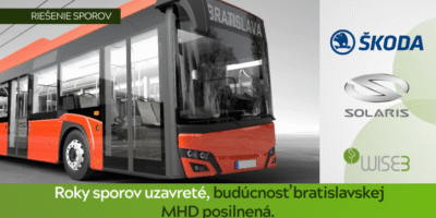 Úspešné uzavretie obchodného sporu medzi konzorciom Škoda – SOLARIS a DPB
