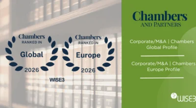 WISE3 v rebríčkoch Chambers and Partners 2026