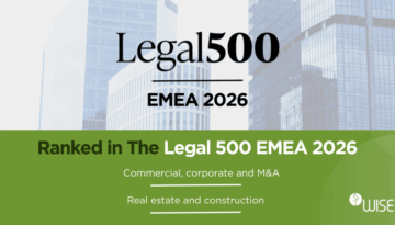 WISE3 ranked in The Legal 500 EMEA 2026